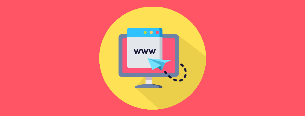 Illustration of a domain name
