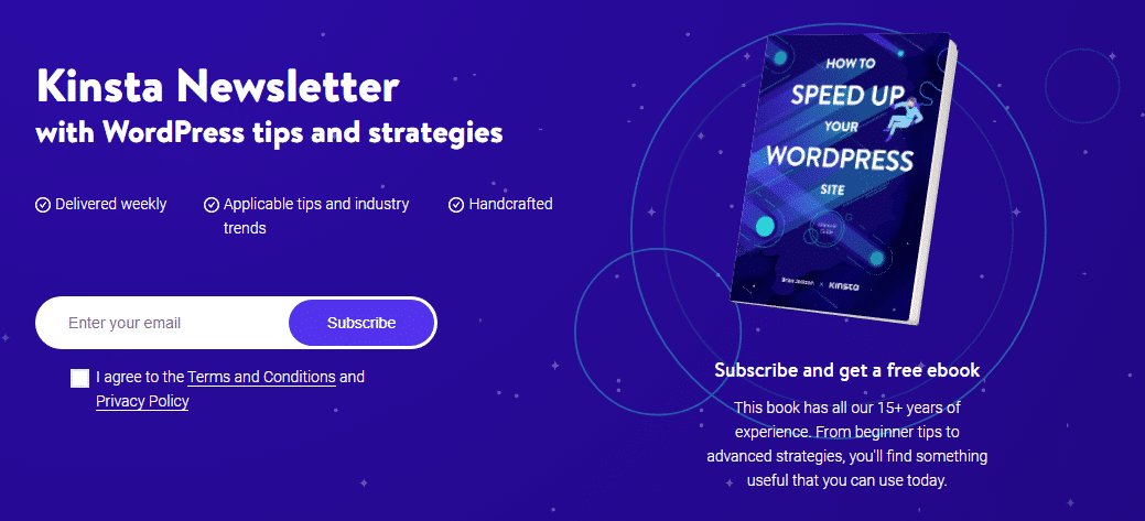 Kinsta nyhedsbrev 