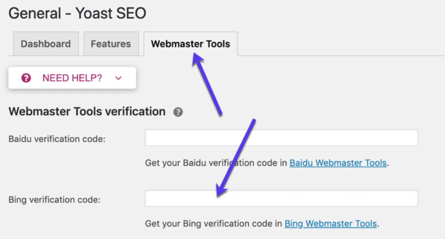 Verif tools. Yoast Webmaster Tools. Verify Tools. Bing Webmaster Tools. Verification Tools.