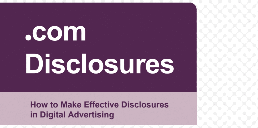 ftc disclosures pdf