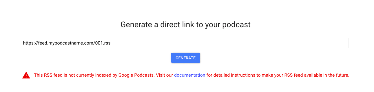 Submitting your podcast to Google Podcasts