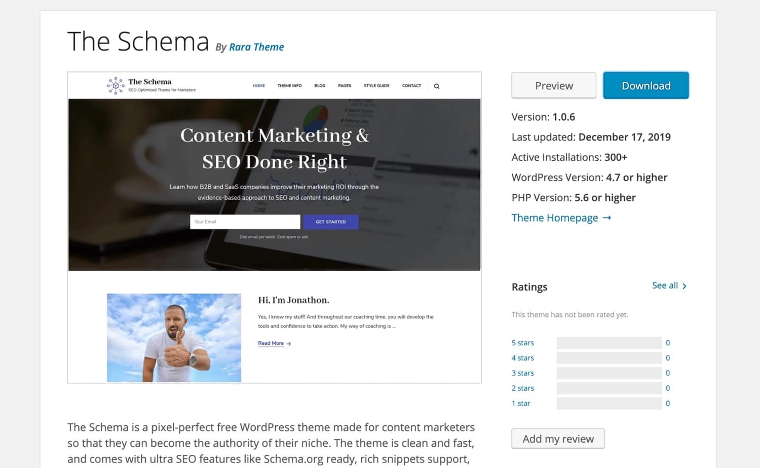 The Schema theme