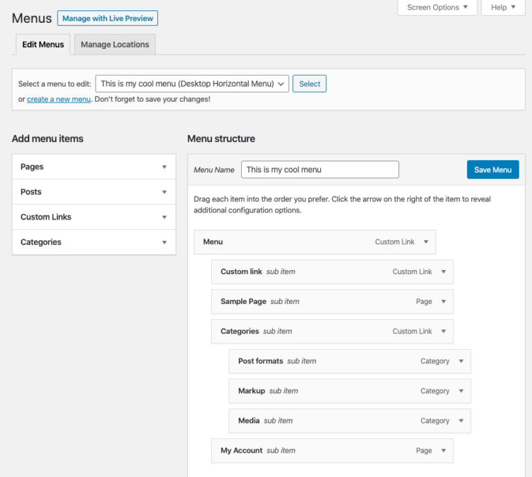 How To Create A Dropdown Menu In WordPress (In 5 Steps)