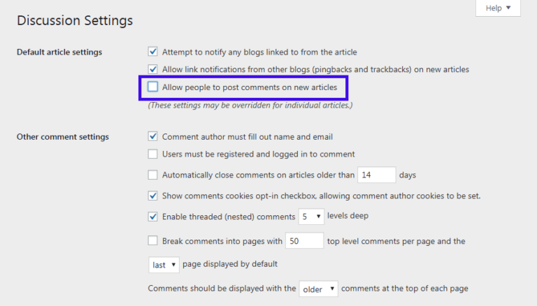 How To Disable Comments In Wordpress And Why You Might Want To