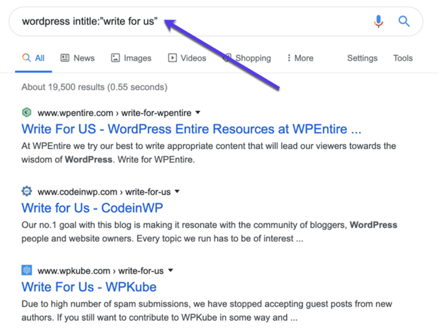 Finding topic relevant guest post opportunities with Google