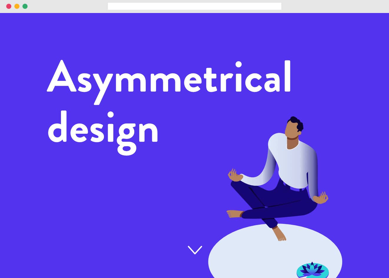 Exempel på asymmetrisk design