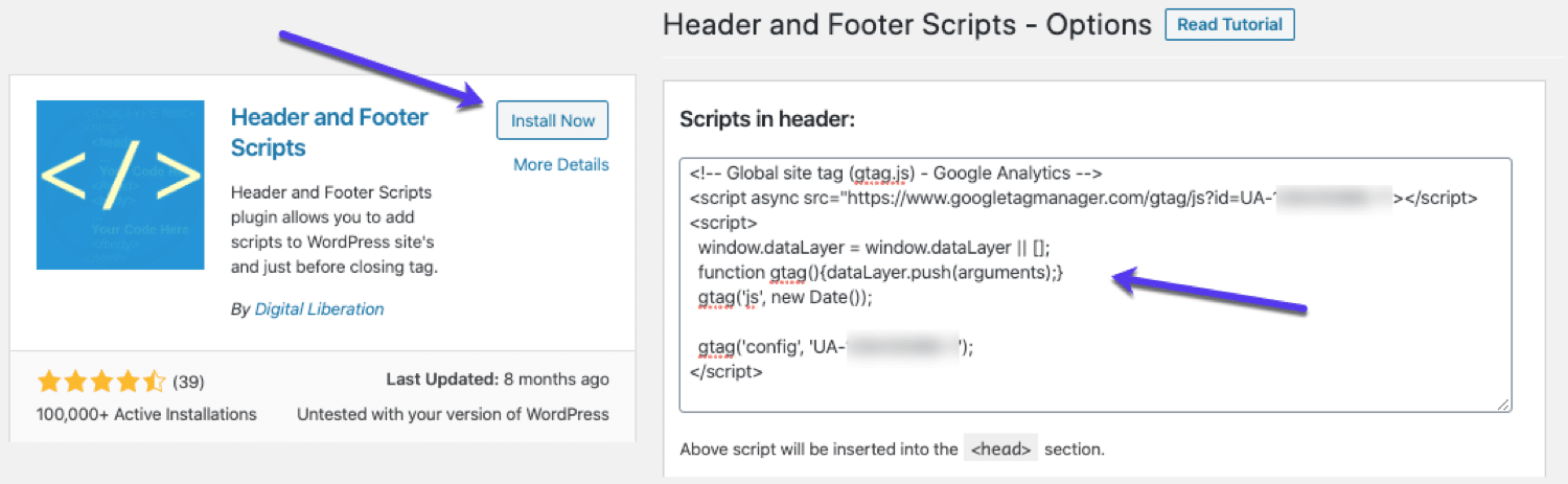 Lägga till Google Analytics via ett WordPress-plugin