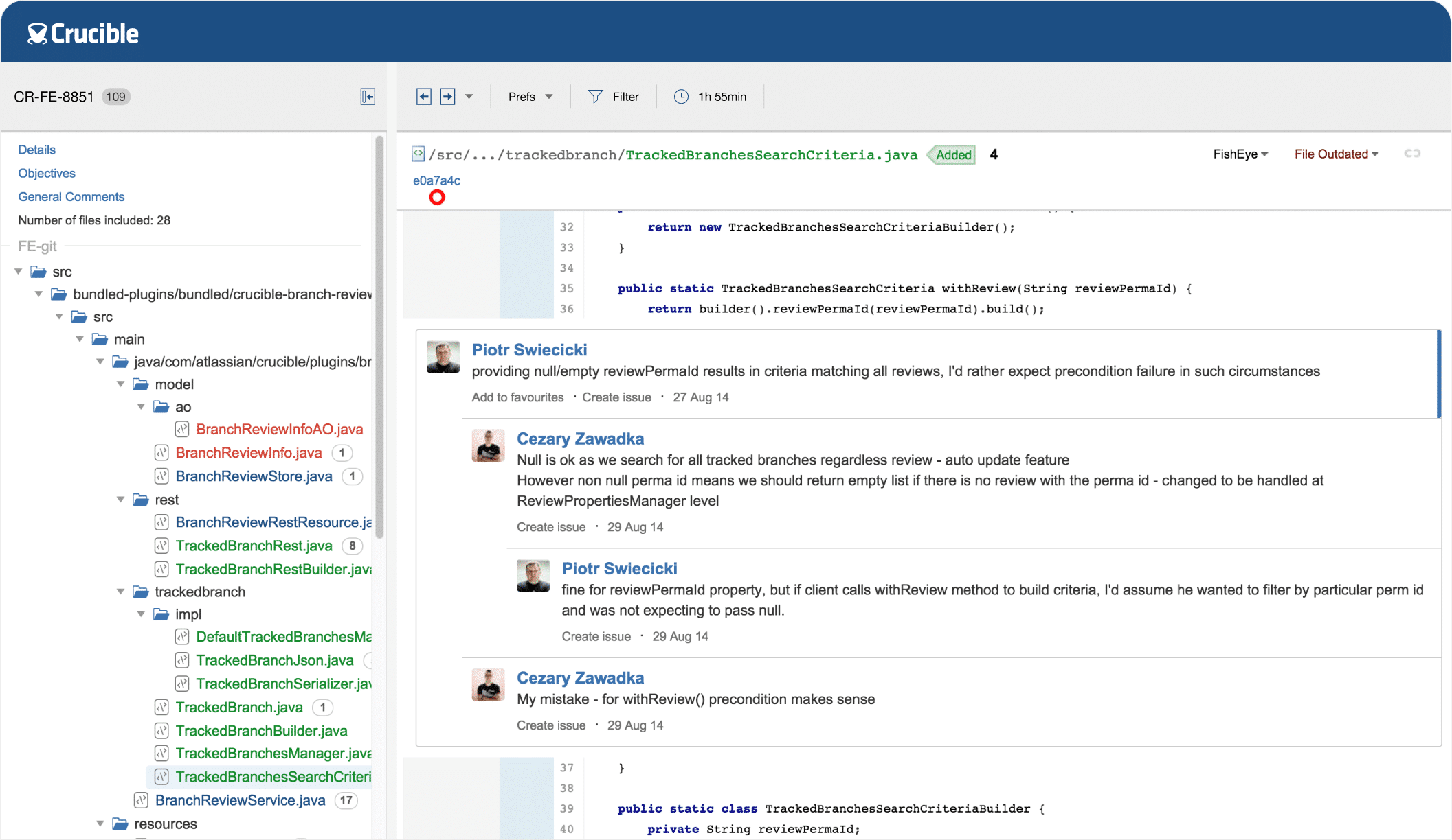 Рецензии кода. Код ревю. Crucible для обзора кода. Atlassian Crucible 800x400. Реквест код Ревита.