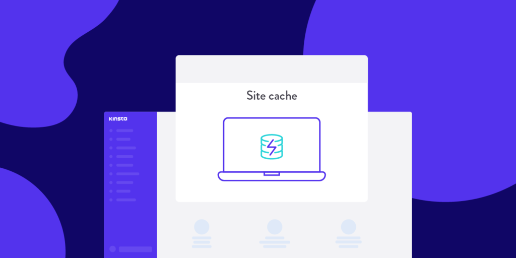 Kinsta cache status featured image.