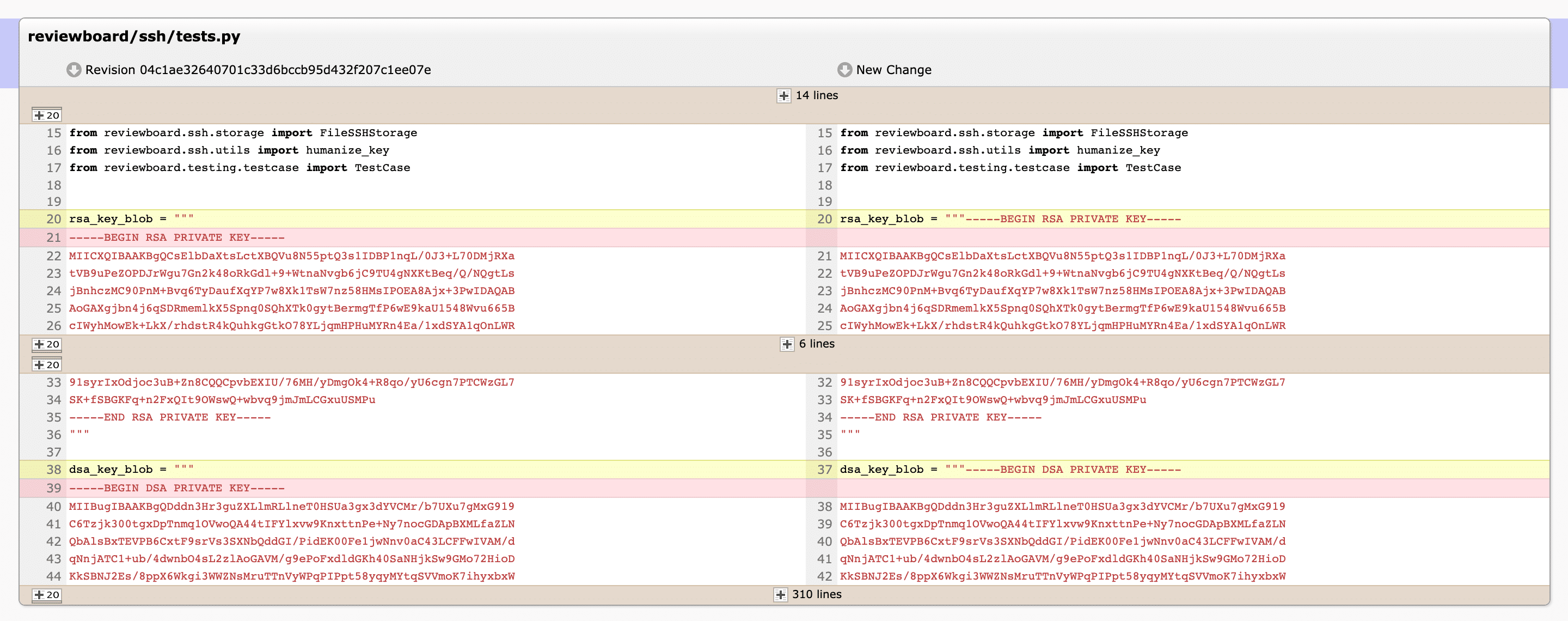 Review Board Changes Overview