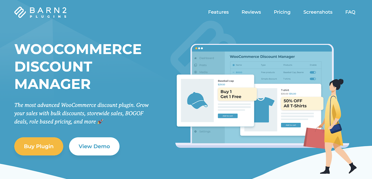 WooCommerce Discount Manager plugin