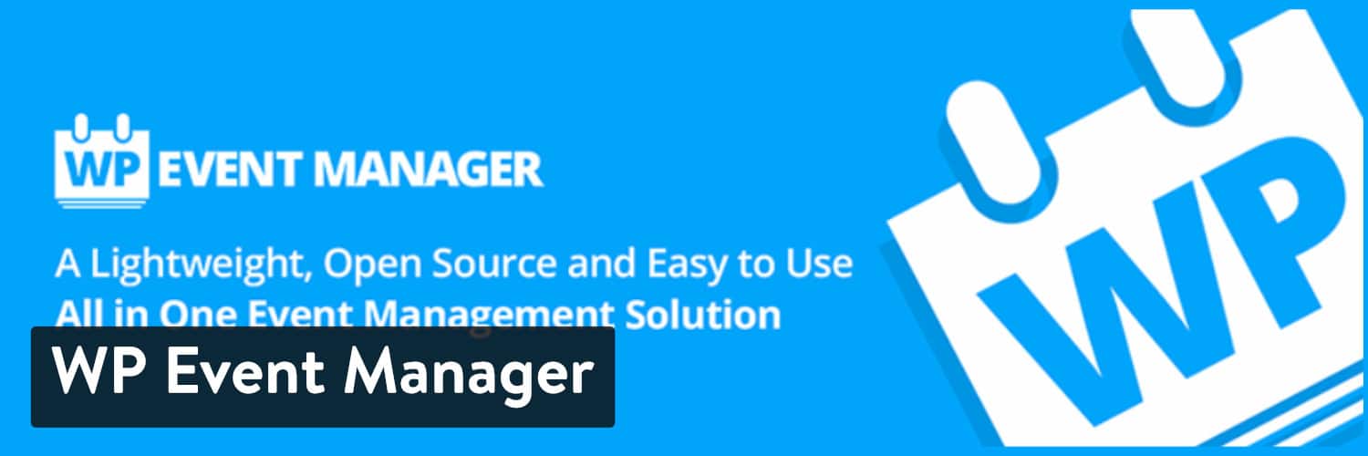 Plugin WordPress WP Event Manager.