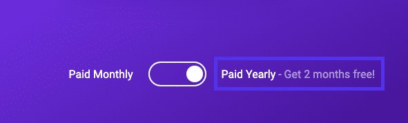 Kinsta's yearly plan offer two months of free hosting