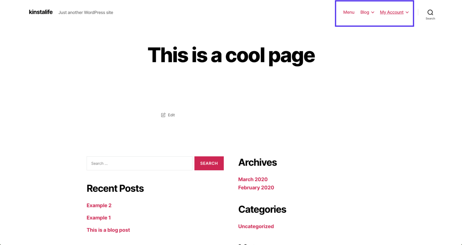 Navigate page