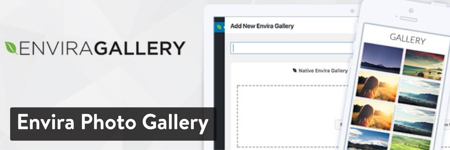 Envira WordPress fotogalerijplugin.