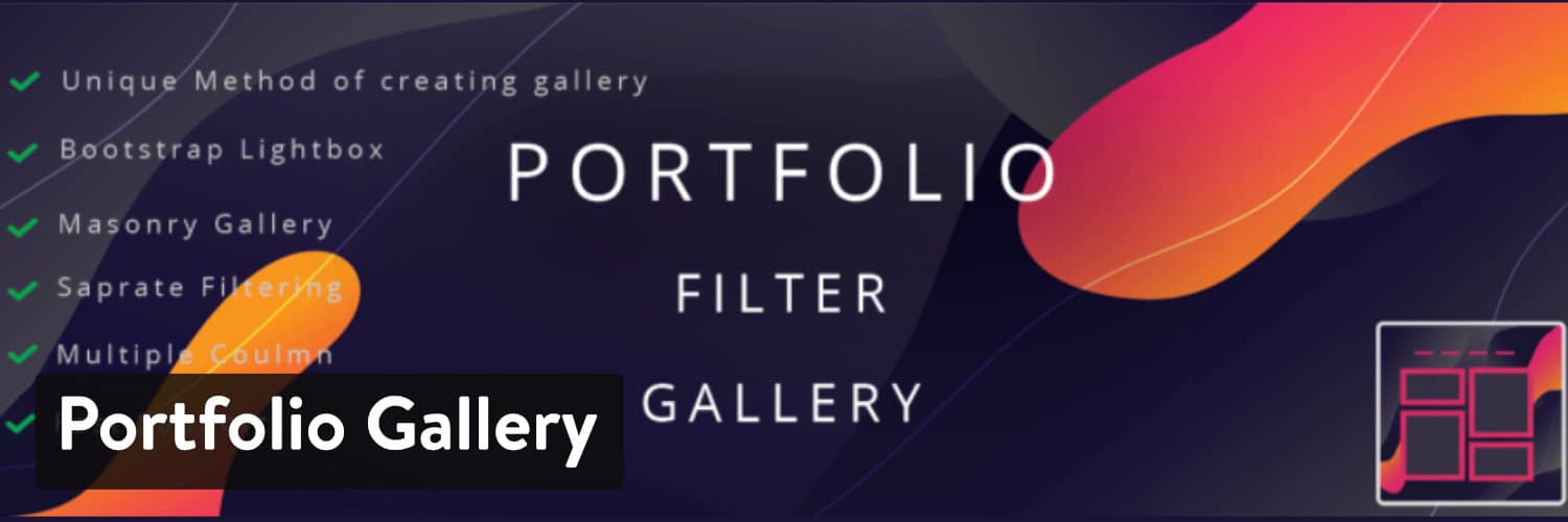 Portfolio Gallery WordPress plugin.