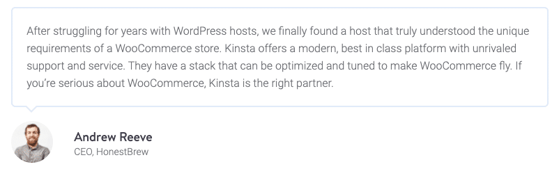 Ecommerce-Hosting: Kinsta