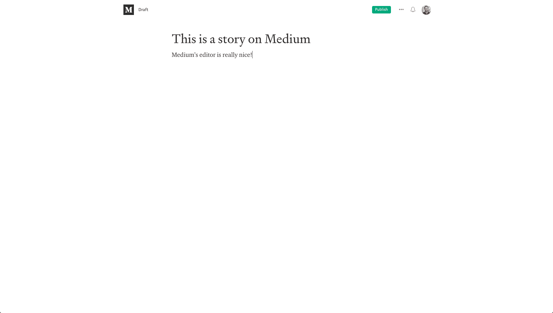 Writing on Medium