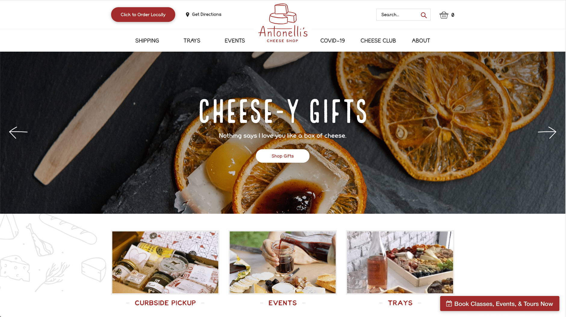 Antonelli’s Cheese Shop, artisanal cheeses