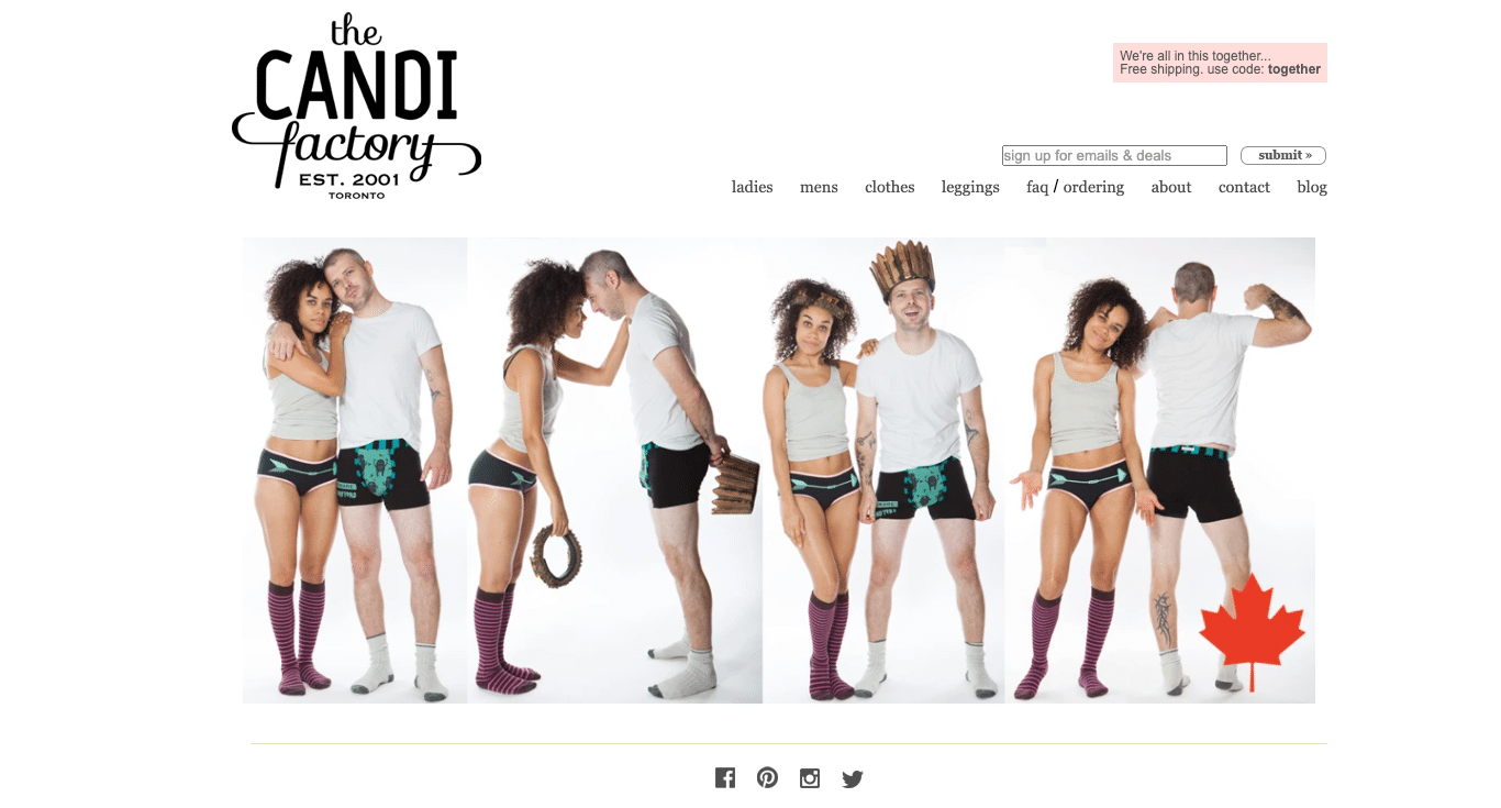 The Candi Factory, a fashion line based in Toronto