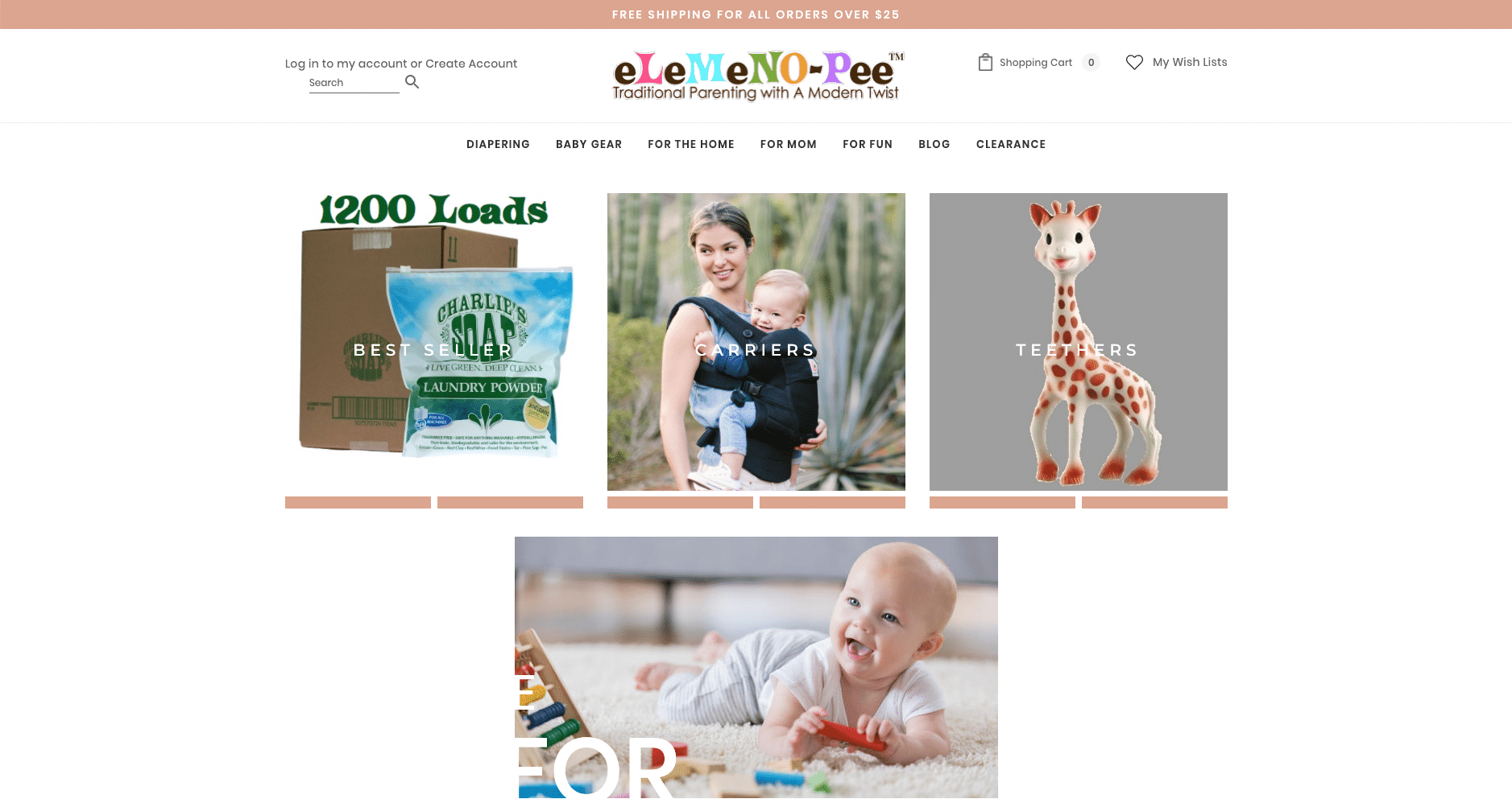 eLeMeNO-Pee, modern parenting products