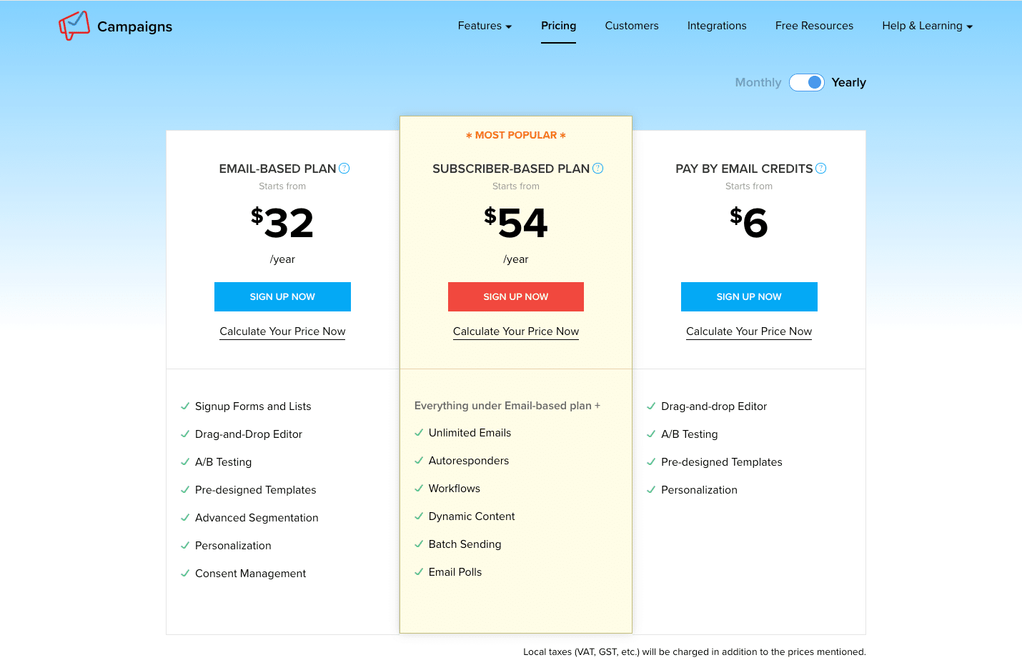 Zoho campaigns pricing