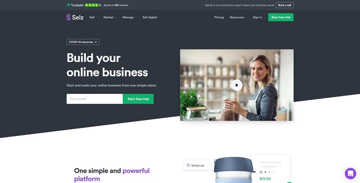 selz - shopify alternatives