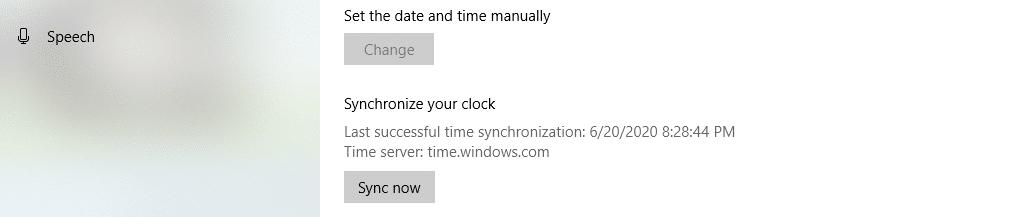 sync clock