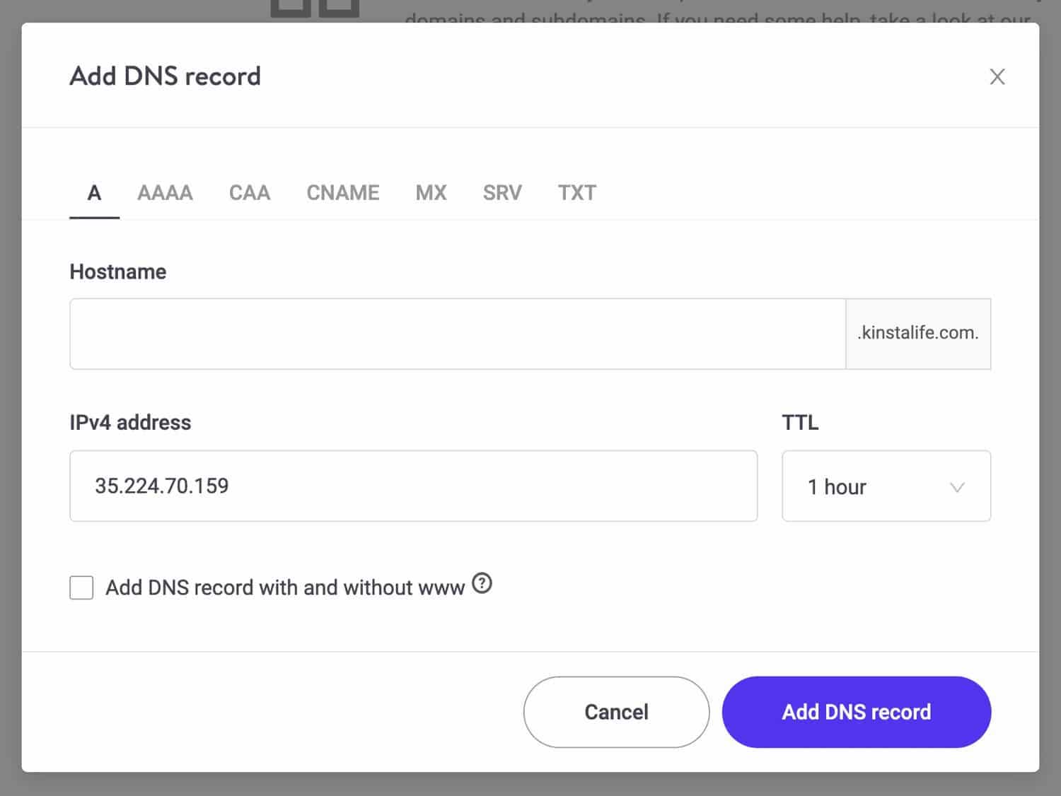 Managing AAAA Records - DNSimple Help