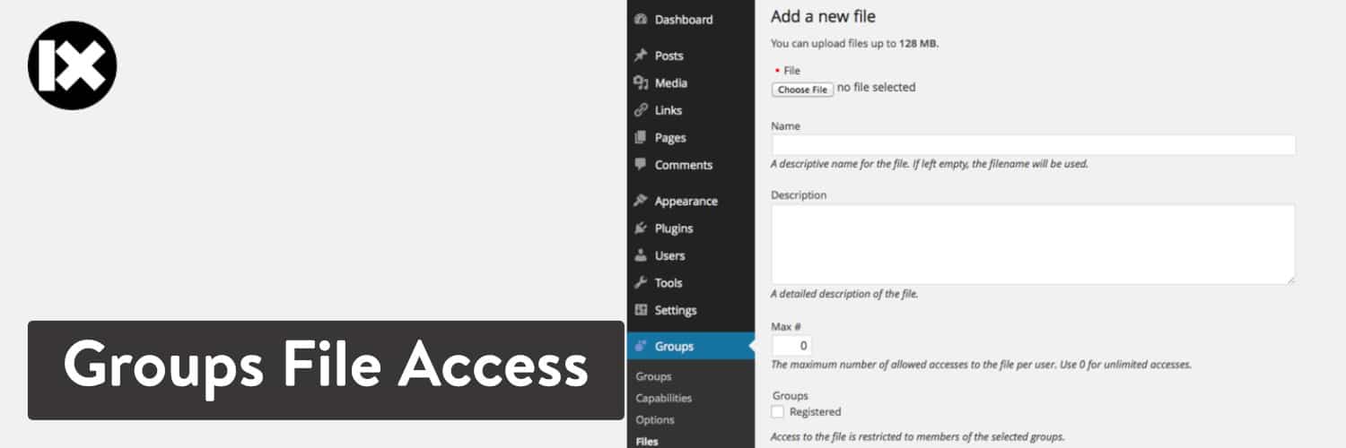 Groups File Access WordPressプラグイン