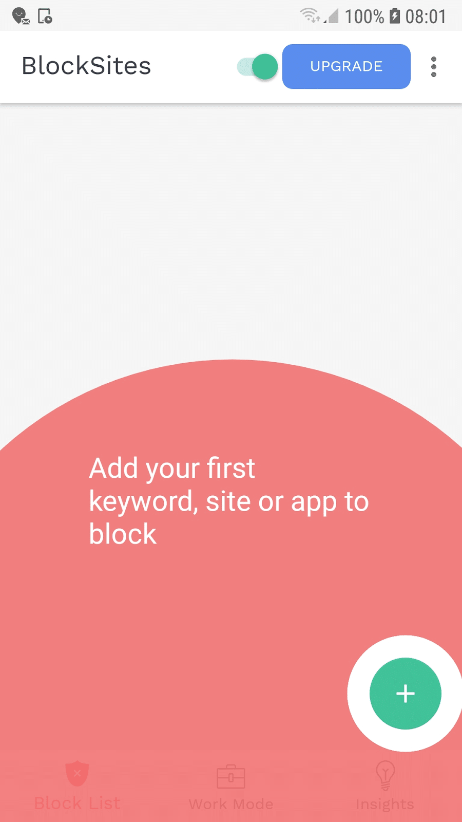 Blockera din första webbplats