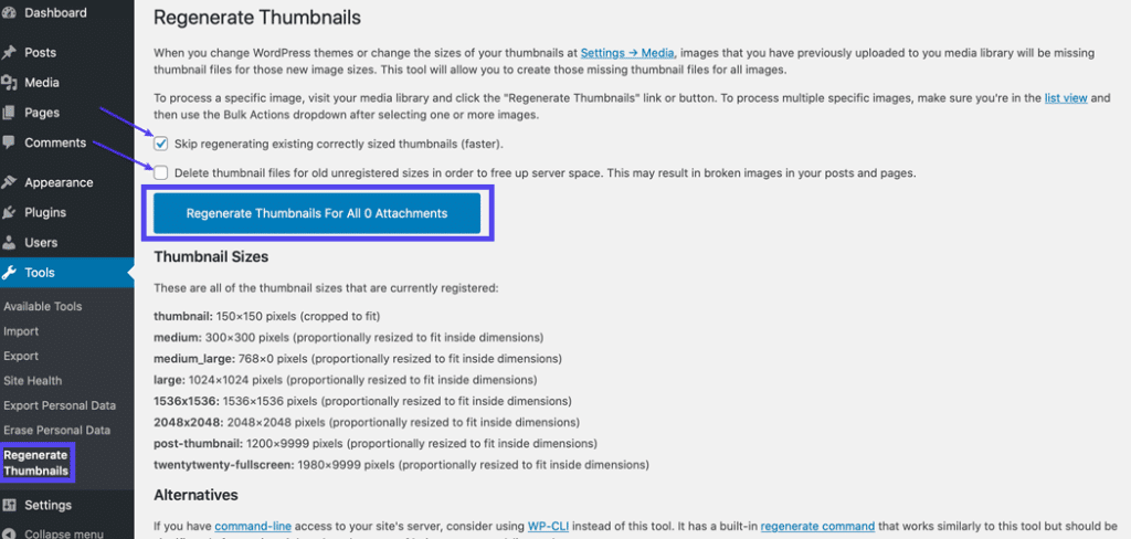 Wordpressでサムネイルを再生成する方法 プラグインとwp Cli