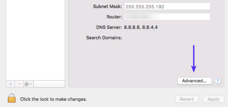 finding dns servers mac