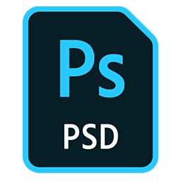billedfiltyper: psd-logo
