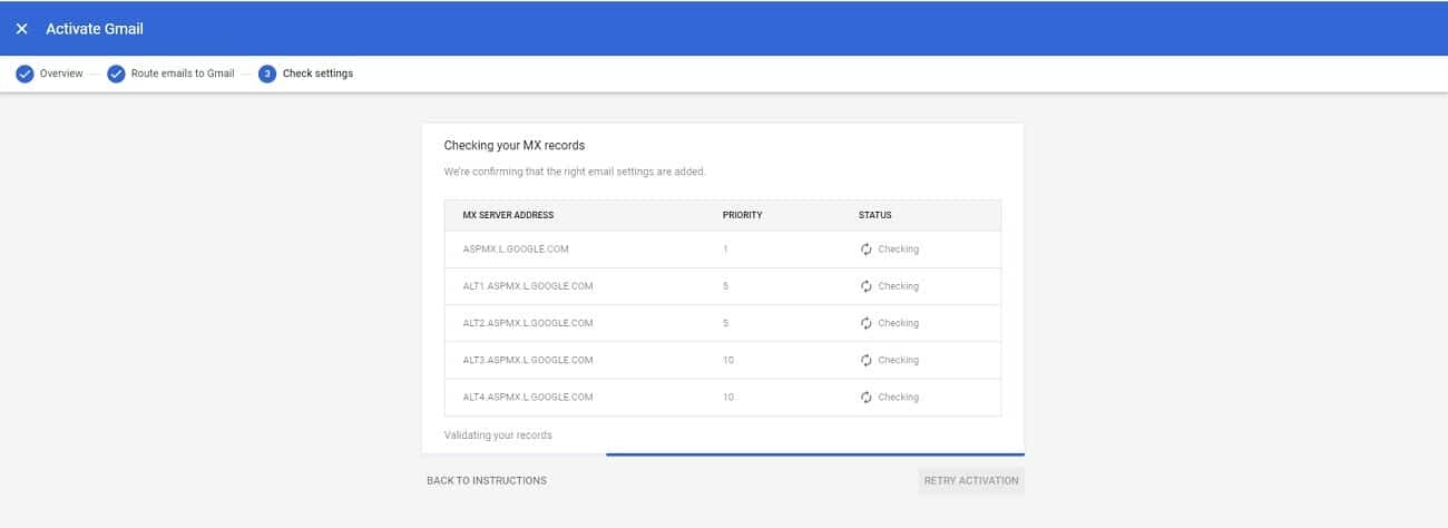 Google WorkspaceでGmailを有効化