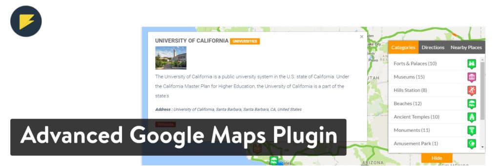 11 Best WordPress Map Plugin Options In 2025 Free Premium Advanced Google Maps Plugin 1024x341 