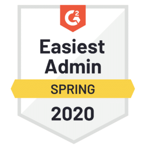 G2 Easest Admin award Forår 2020