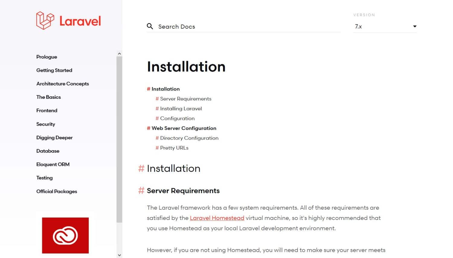 Official Laravel Docs