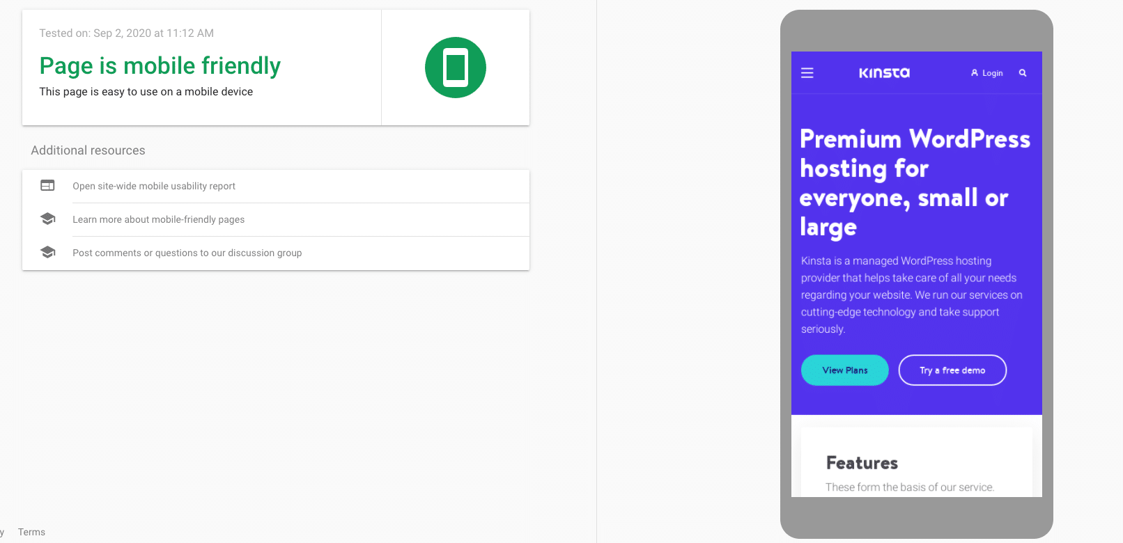 Googleâ€™s Mobile-Friendly Test