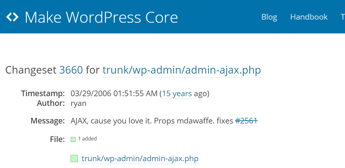 admin-ajax.php bestand in WordPress