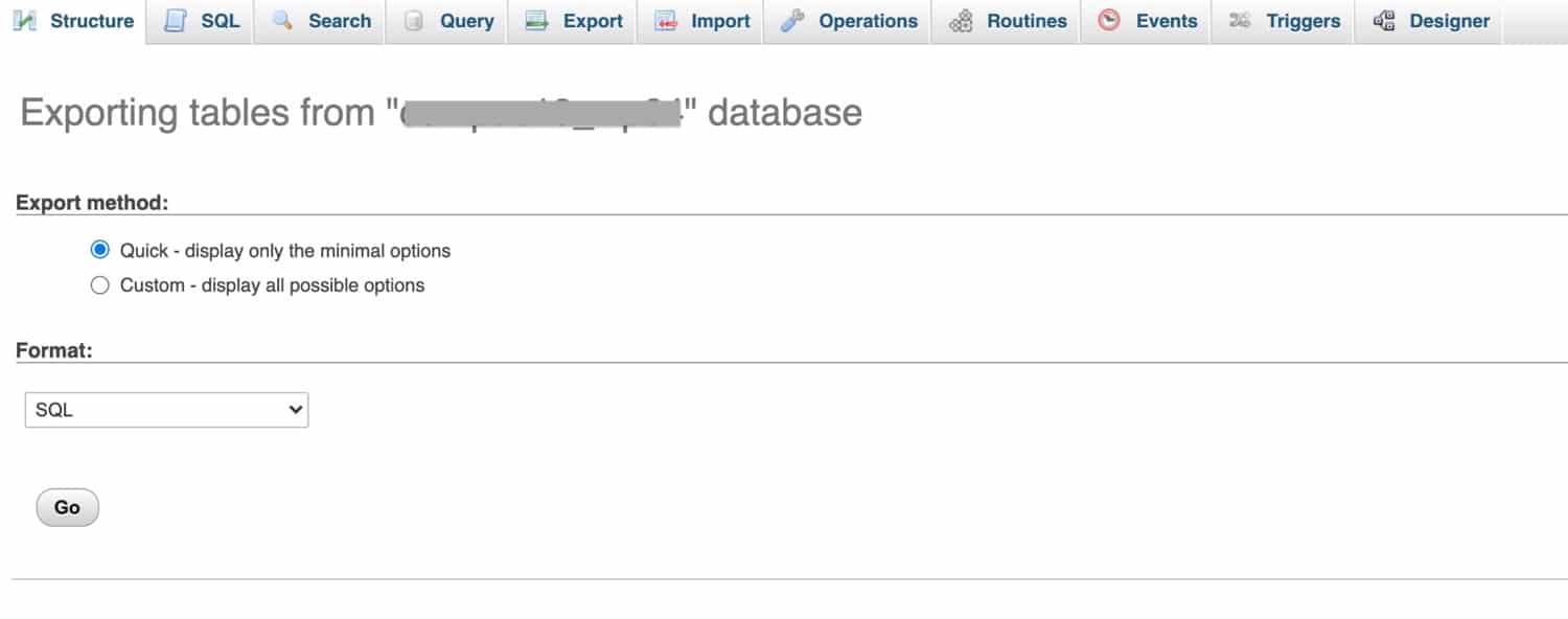 Snelle exportmethode