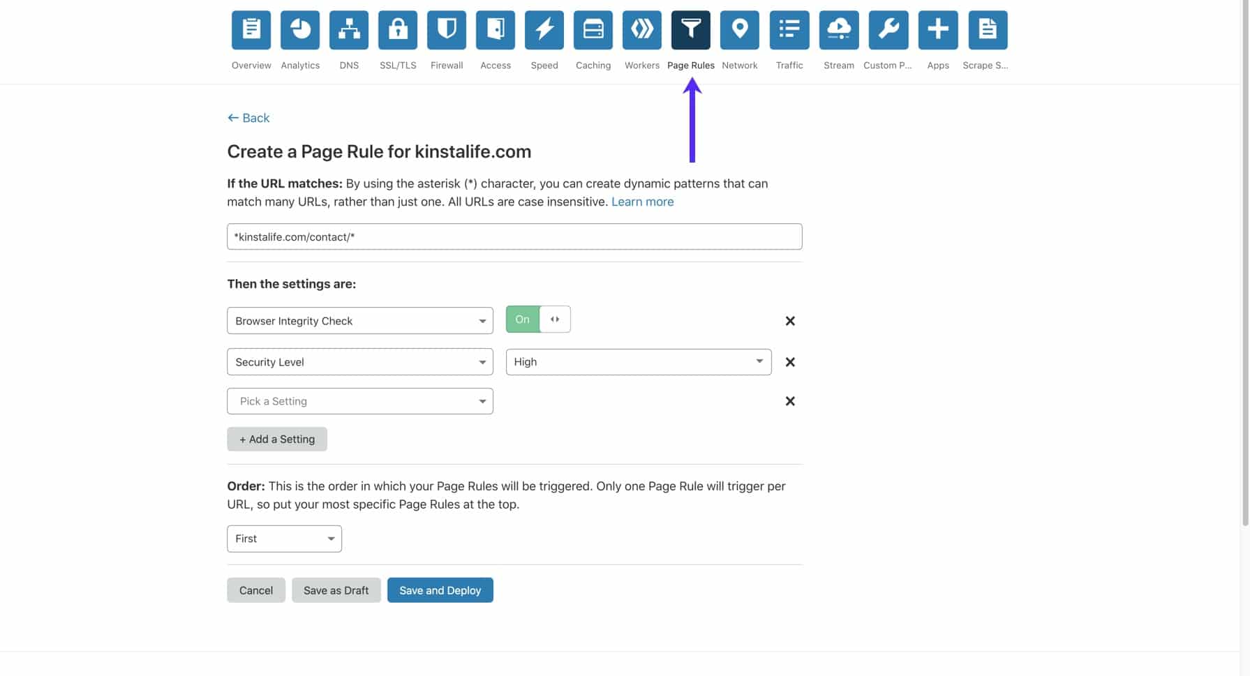 Protege tu contact form con Cloudflare.