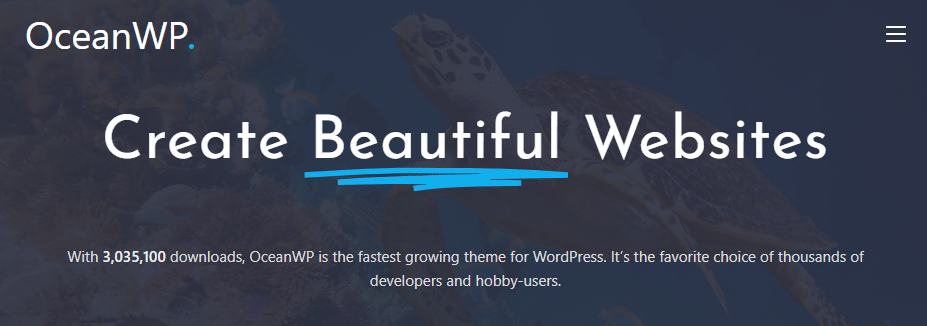 OceanWP - El tema de WooCommerce más rápido
