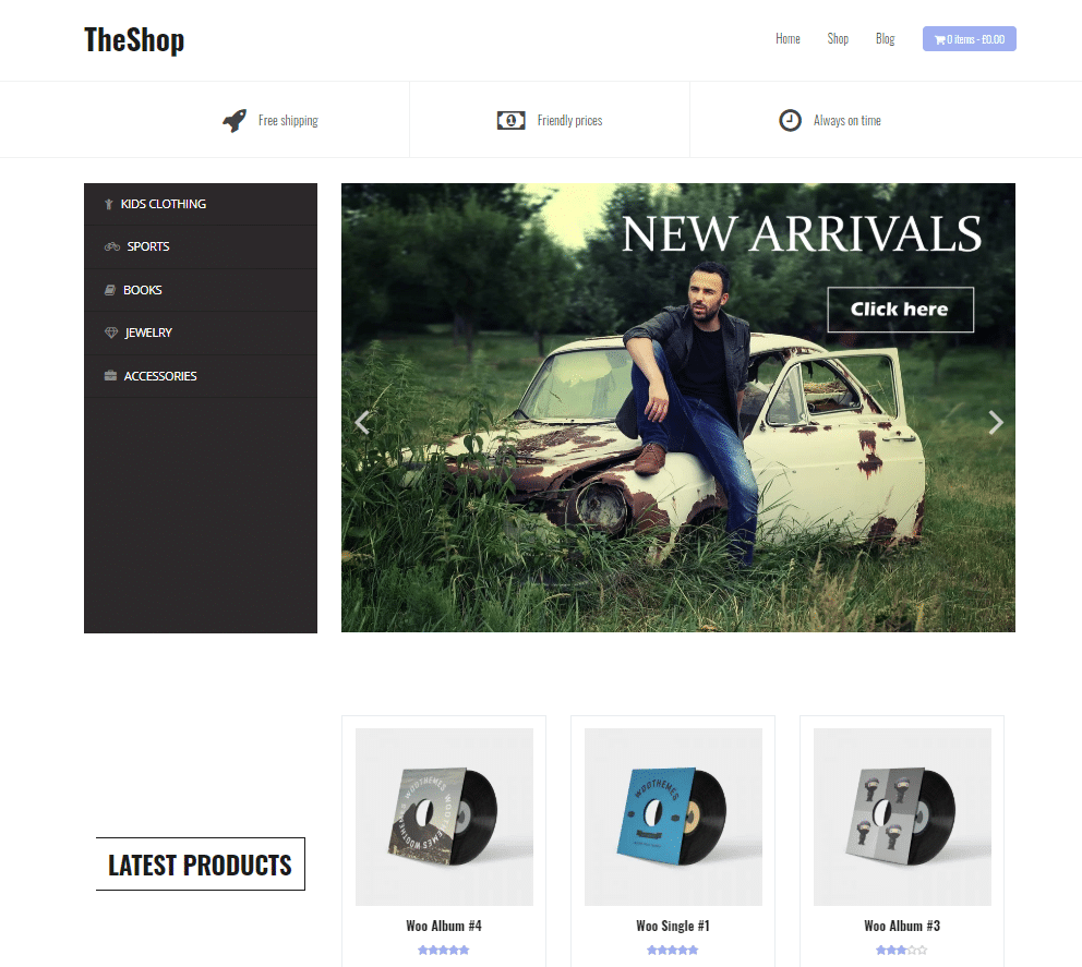 The Shop theme - schnellstes WooCommerce-Thema