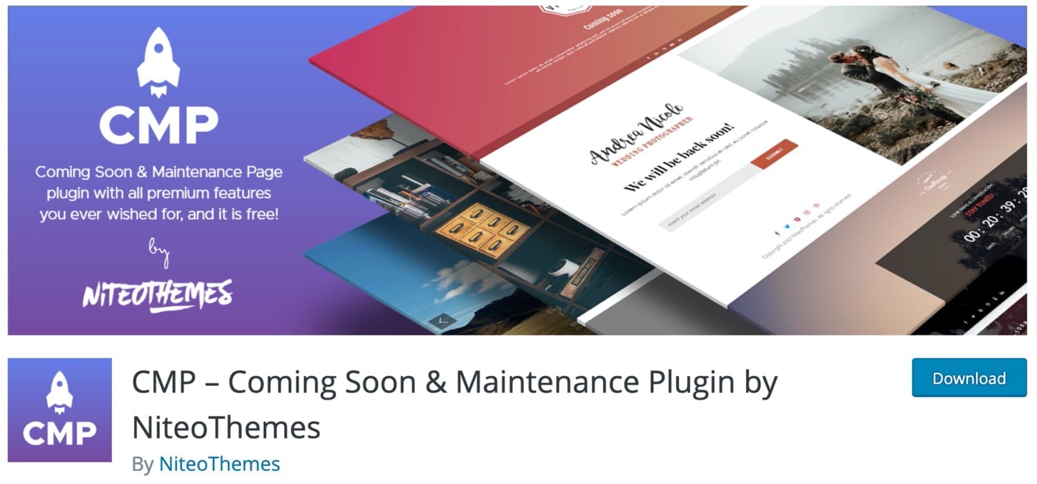 CMP - Coming Soon & Maintenance