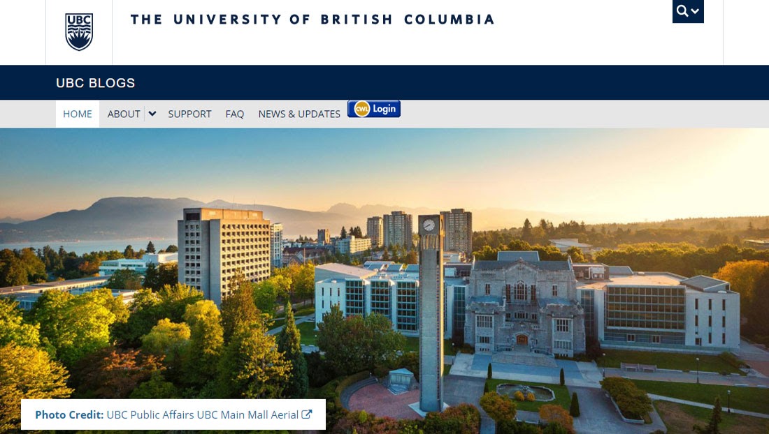 UBC Blogs WordPress Multisite Network