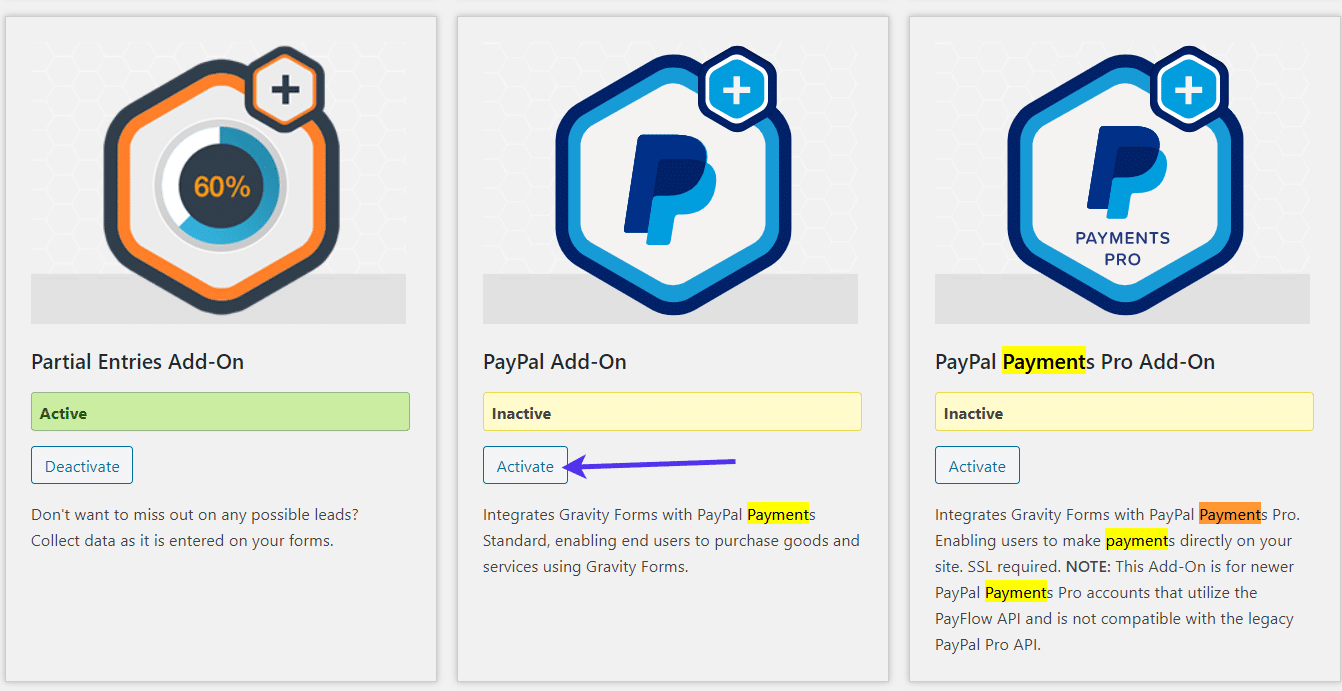 De PayPal add-on