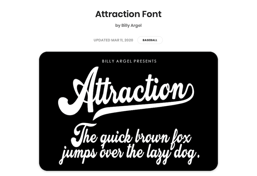 attraction