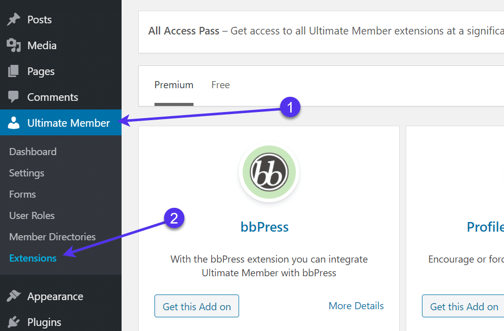 extensions for WordPress Registration Form