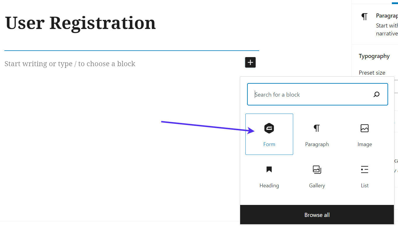 Bloco de forma gravitacional